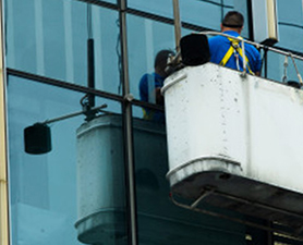 Limpeza de fachada de vidro Limpeza de fachada de vidro